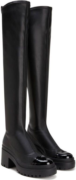 Giuseppe Zanotti Avela Stretch knee-high boots Black