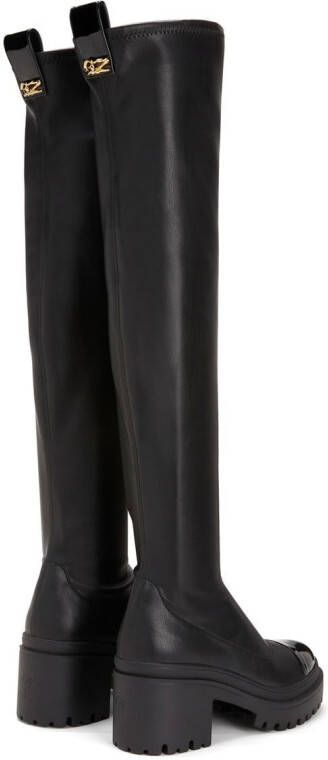 Giuseppe Zanotti Avela Stretch knee-high boots Black