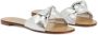 Giuseppe Zanotti Aycha knot-detailing flat sandals Silver - Thumbnail 2