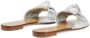 Giuseppe Zanotti Aycha knot-detailing flat sandals Silver - Thumbnail 3