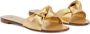 Giuseppe Zanotti Aycha knot flat sandals Gold - Thumbnail 2