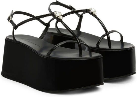 Giuseppe Zanotti Barnak 80mm platform sandals Black