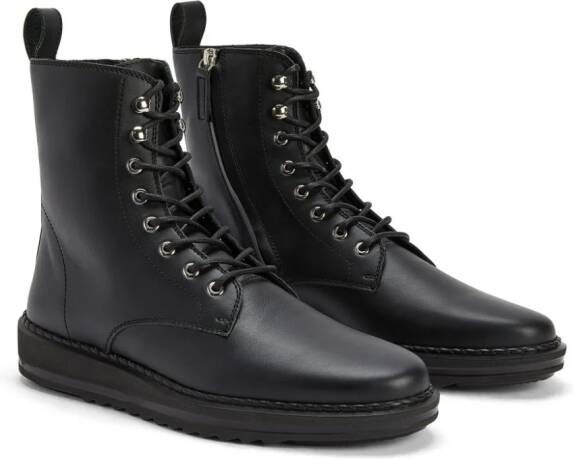 Giuseppe Zanotti Bassline leather ankle boots Black