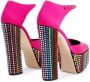 Giuseppe Zanotti Bebe Strass studded platform sandals Pink - Thumbnail 3