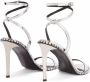 Giuseppe Zanotti Bellatriks 106mm leather sandals Silver - Thumbnail 3