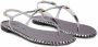 Giuseppe Zanotti Bellatriks T-bar leather sandals Silver - Thumbnail 2