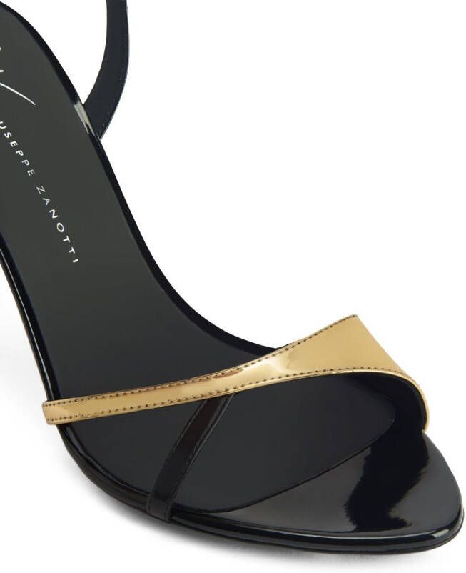 Giuseppe Zanotti Bellha 90mm leather sandals Black