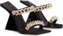 Giuseppe Zanotti Berenicee Chain 105mm sandals Black - Thumbnail 2