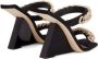 Giuseppe Zanotti Berenicee Chain 105mm sandals Black - Thumbnail 3