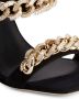 Giuseppe Zanotti Berenicee Chain 105mm sandals Black - Thumbnail 4