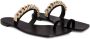 Giuseppe Zanotti Berenicee Chain leather sandals Black - Thumbnail 2