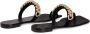 Giuseppe Zanotti Berenicee Chain leather sandals Black - Thumbnail 3