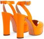 Giuseppe Zanotti Betty 120mm platform sandals Orange - Thumbnail 3