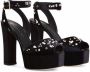 Giuseppe Zanotti Betty suede sandals Black - Thumbnail 2