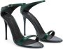 Giuseppe Zanotti Beverlee 105mm satin sandals Green - Thumbnail 2