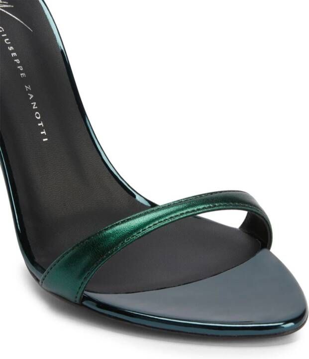 Giuseppe Zanotti Beverlee 105mm satin sandals Green