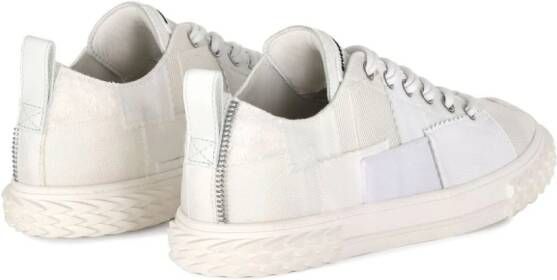 Giuseppe Zanotti Blabber craft panelled sneakers White