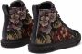 Giuseppe Zanotti Blabber floral-patterned high-top trainers Black - Thumbnail 3