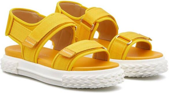 Giuseppe Zanotti Blabber Gummy sandals Yellow