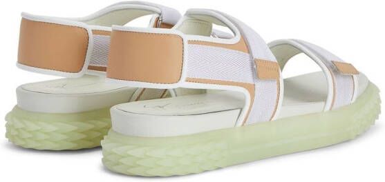 Giuseppe Zanotti Blabber Gummy strappy sandals White