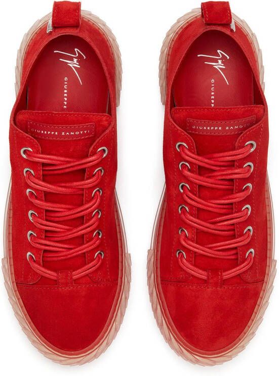 Giuseppe Zanotti Blabber Jellyfish sneakers Red