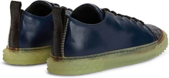 Giuseppe Zanotti Blabber leather sneakers Blue