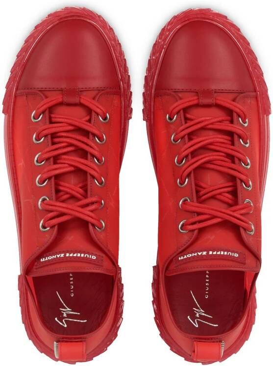 Giuseppe Zanotti Blabber logo-print low-top sneakers Red