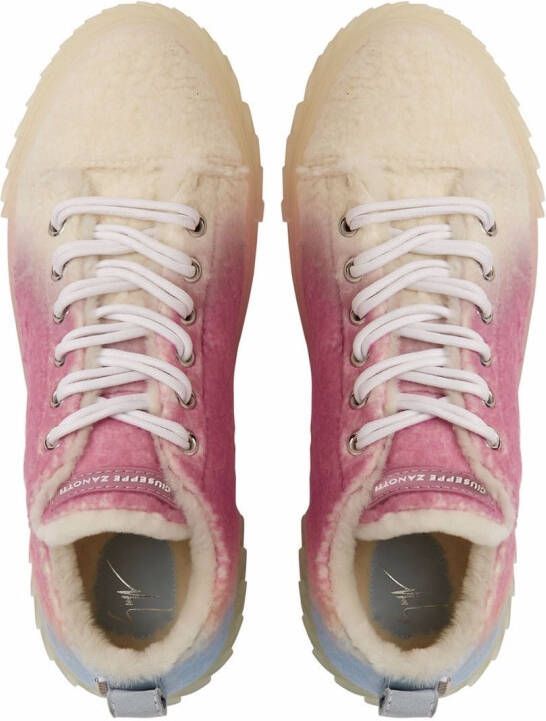 Giuseppe Zanotti Blabber textured ombre sneakers Pink