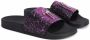 Giuseppe Zanotti Brett crocodile-embossed metallic sliders Pink - Thumbnail 2