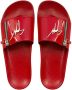 Giuseppe Zanotti Brett logo-plaque slides Red - Thumbnail 4