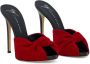 Giuseppe Zanotti Bridget 120mm velvet sandals Red - Thumbnail 2