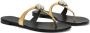 Giuseppe Zanotti Brionne crystal-embellished metallic flat sandals Gold - Thumbnail 2