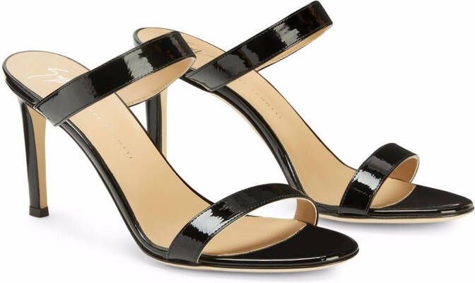 Giuseppe Zanotti Calista slip-on heeled sandals Black