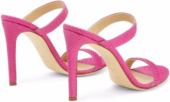 Giuseppe Zanotti Calista slip-on heeled sandals Pink