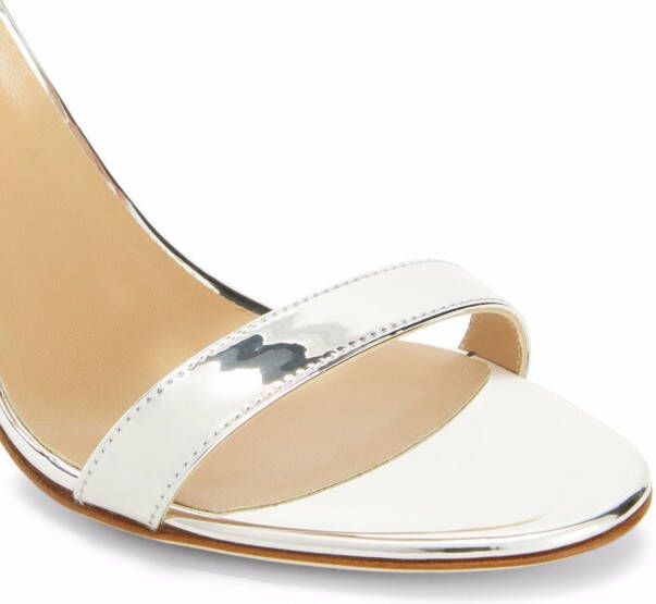 Giuseppe Zanotti Calista slip-on heeled sandals Silver
