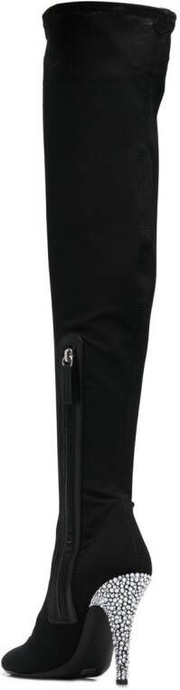 Giuseppe Zanotti Calixtee Cuissarde 110mm thigh-high boots Black