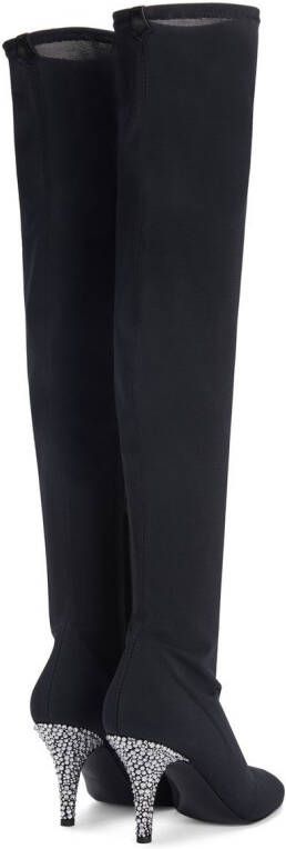 Giuseppe Zanotti Calixtee Cuissarde 85mm boots Black