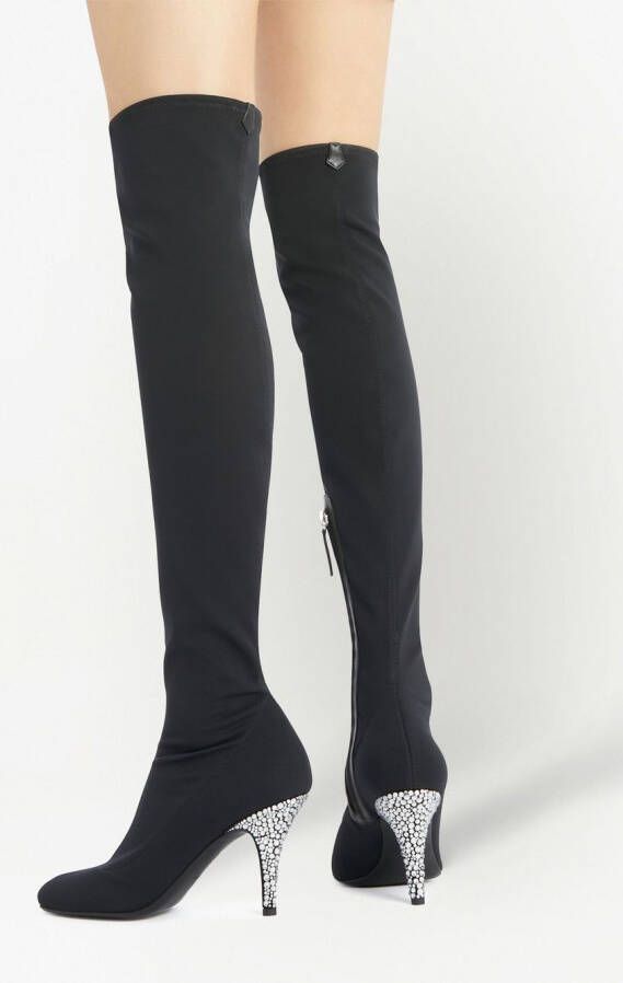 Giuseppe Zanotti Calixtee Cuissarde 85mm boots Black