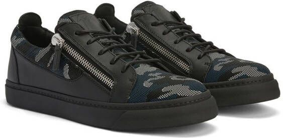 Giuseppe Zanotti camouflage print low-top sneakers Black