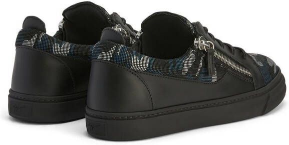 Giuseppe Zanotti camouflage print low-top sneakers Black