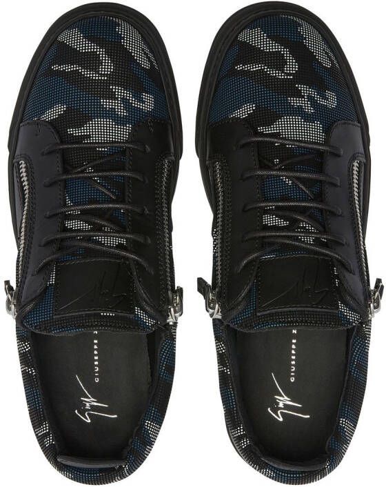 Giuseppe Zanotti camouflage print low-top sneakers Black