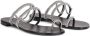 Giuseppe Zanotti Catena leather sandals Silver - Thumbnail 2