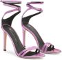 Giuseppe Zanotti Catia 105mm leather sandals Purple - Thumbnail 2