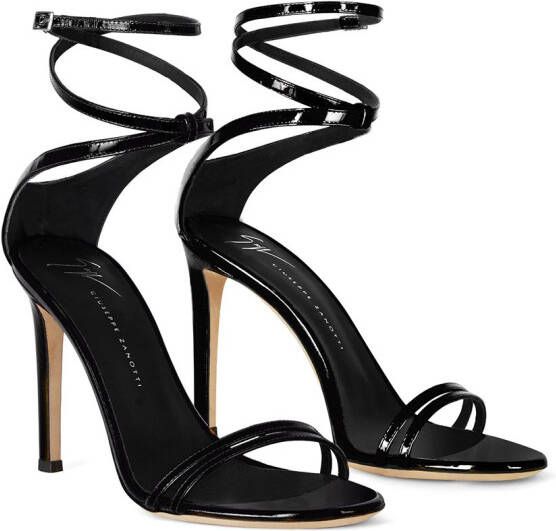Giuseppe Zanotti Catia lace-up sandals Black