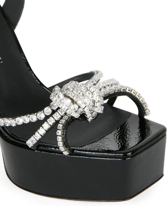 Giuseppe Zanotti Cholet 120mm crystal-embellished sandals Black