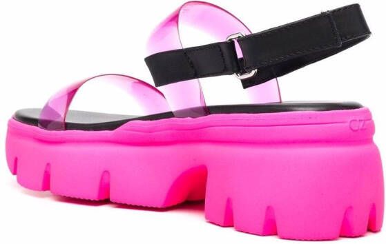 Giuseppe Zanotti chunky open-toe sandals Pink