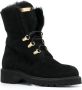 Giuseppe Zanotti chunky-sole suede leather boots Black - Thumbnail 2