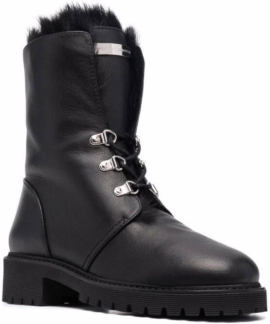 Giuseppe Zanotti chunky-sole suede leather boots Black