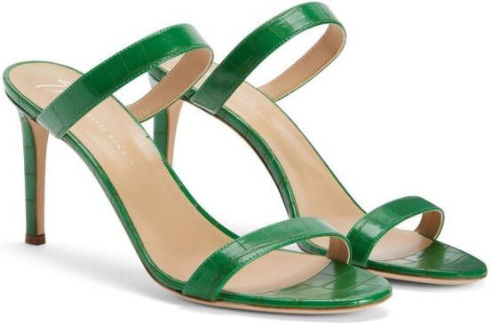 Giuseppe Zanotti Claista stiletto sandals Green