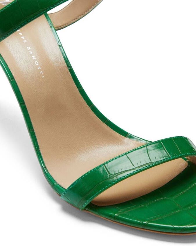 Giuseppe Zanotti Claista stiletto sandals Green